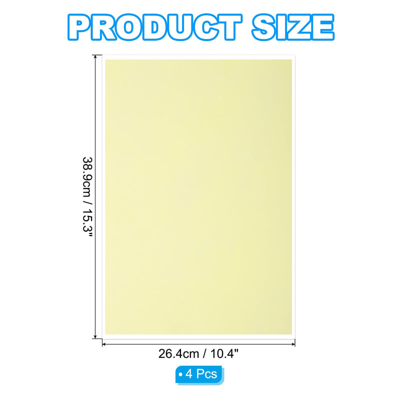 PATIKIL 15.3x10.4 Inch Laser Engraving Paper, 4 Pcs Laser Engraving Marking Color Paper for Fiber Laser Marking and Engraving on Metal Ceramics Glass, White