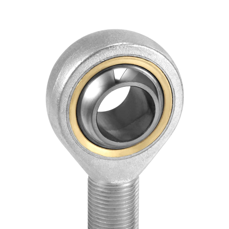 SA8T/K Rod End Bearing, 4pcs 8mm Bore Self Lubricating M8x1.25mm Metric Male Thread Right Hand Heim Joint with Jam Nuts SA