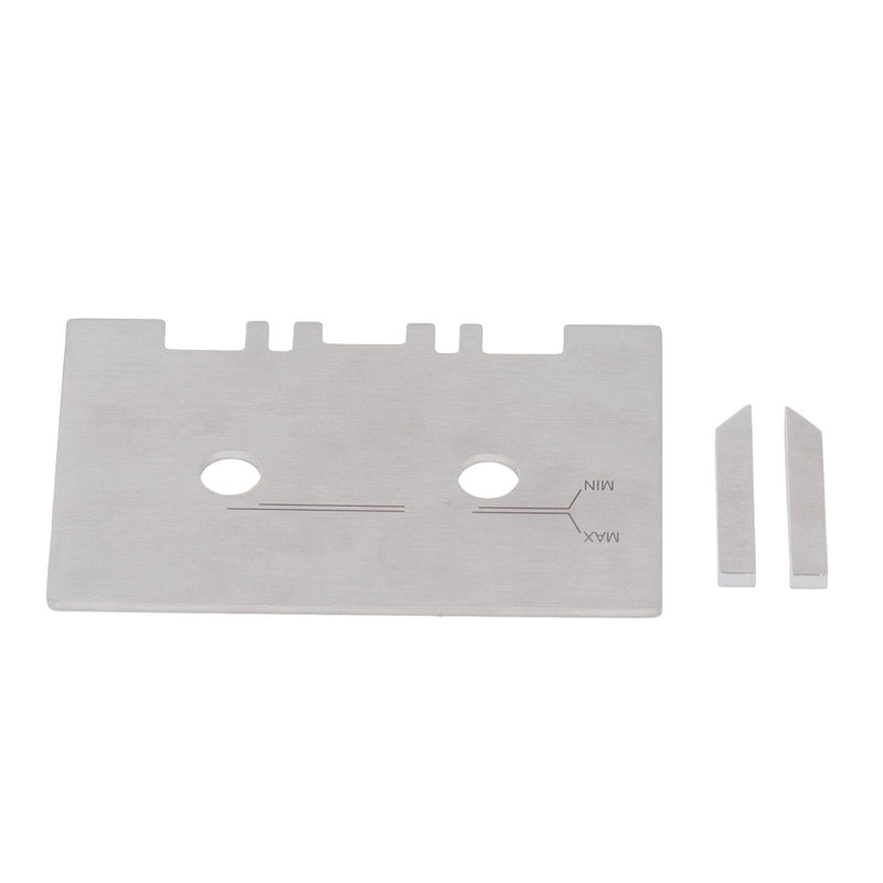 1 Set Head and Guide Gauge, Cassette Head and Guide Gauge Set for Student for for TEAC for BASF for Nagar Mechanical Alignment High Accuracy with Check