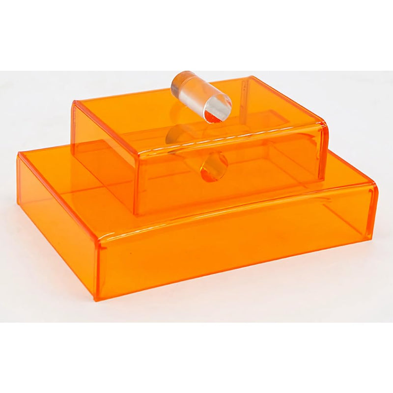 Dental Curing Light Protector Box Dental Ultraviolet Cover Orange (Large) Large