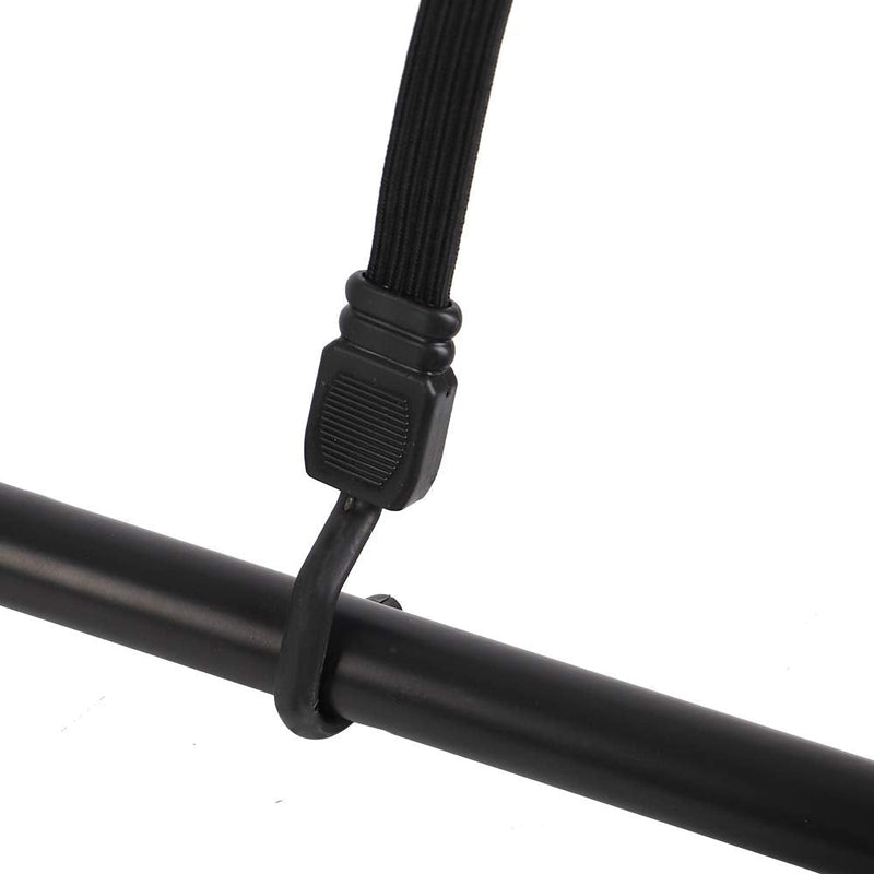 XSTRAP STANDARD 2PK 77 Inch Flat Bungee Cord Heavy Duty Adjustable Long Straps with Hooks for Hand Truck, Camping, Motorcycle, Cars, Bikes, Luggage Rack (Black) Black