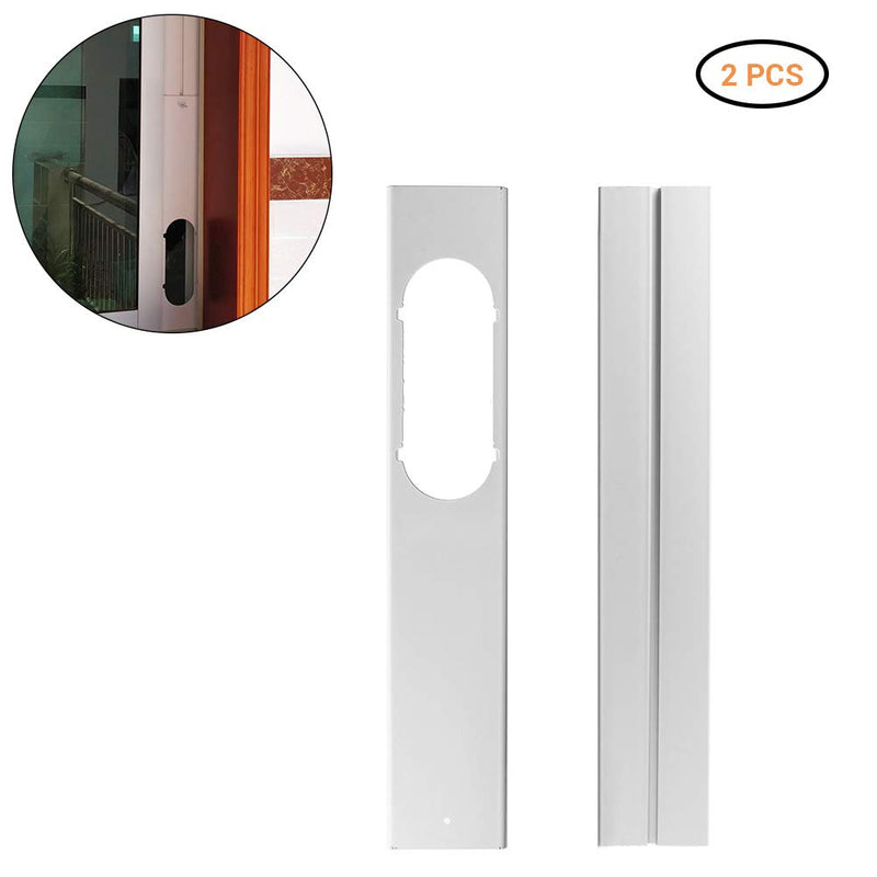 Portable Air Conditioner Window Kit,2PCS Universal Mobile Air Conditioner Adjustable Window Sealing Plate Splint Baffle, Lightweight Soft Baffle for Sliding Window or Sliding