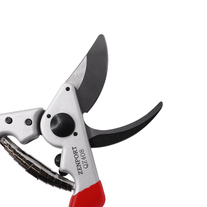 Zenport QZ408 8.5" Professional Bypass Pruner, 2 Inch Blades, Red 1