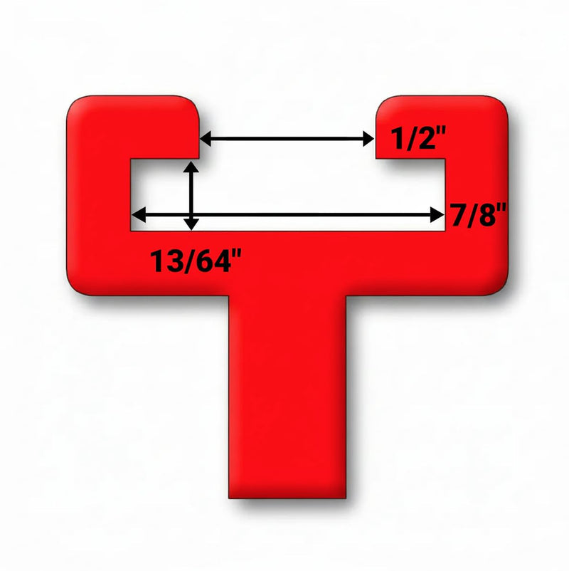 Falcon Depth Stop - Universal Depth Stop that Fits Most Speed, Rafter and Carpenter Squares, Fast Saw Blade/Router Bit Set Up, Woodworking Layout Tool, Works with Carbon Pencils