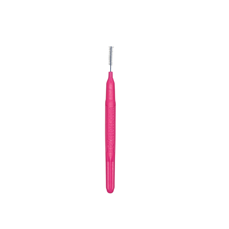 Piksters Interdental Brushes, 10 pk, Size 00, Interdental Brush for Extremely Fine Gaps, Gum Soft Bristles for Plaque Removal, Safe for Braces Pink (Size 00) 10 Count (Pack of 1)