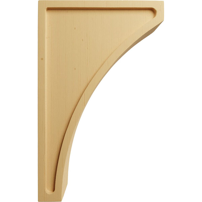 Ekena Millwork CORW03X07X12LWAL Extra Large Lawson Wood Corbels, 3"W x 7 1/2"D x 12"H, Alder 3-in. W x 7.5-in. D x 12-in. H