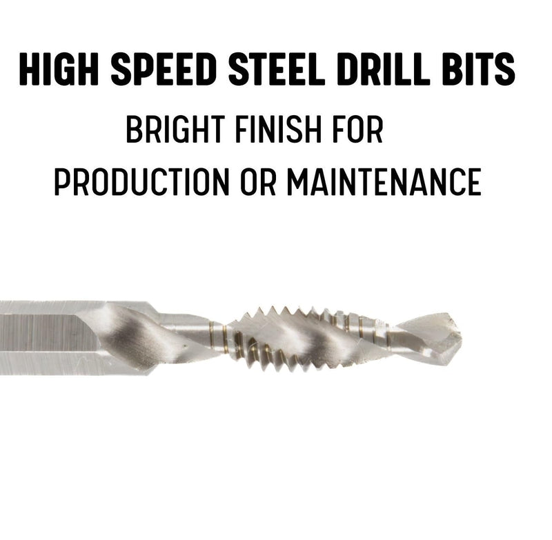Drill America m3 X .5 Combined Drill Tap and Countersink with 1/4" Quick Change Hex Shank