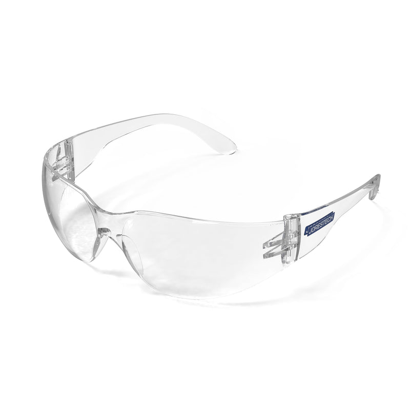 JORESTECH Eyewear Protective Safety Glasses, Polycarbonate Impact Resistant Lens Pack of 12 (Clear) Clear