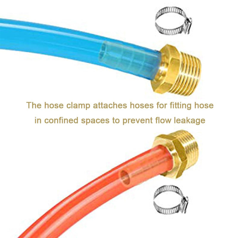 Joywayus Brass Barb Fitting 5/8" Hose Barb x 3/4" Male NPT Water/Fuel/Air(Pack of 2) 5/8"Barb x 3/4"NPT Male 2PCS