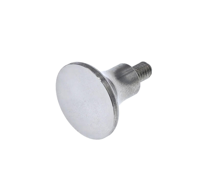 SUXING Flat Contact Points for Dial Digital Indicator Depth Gauge Thickness Gauge 4-48 UNF Thread Bell Contact Points PT06632-3 (1/2 Inch Diameter) 1/2 Inch Diameter