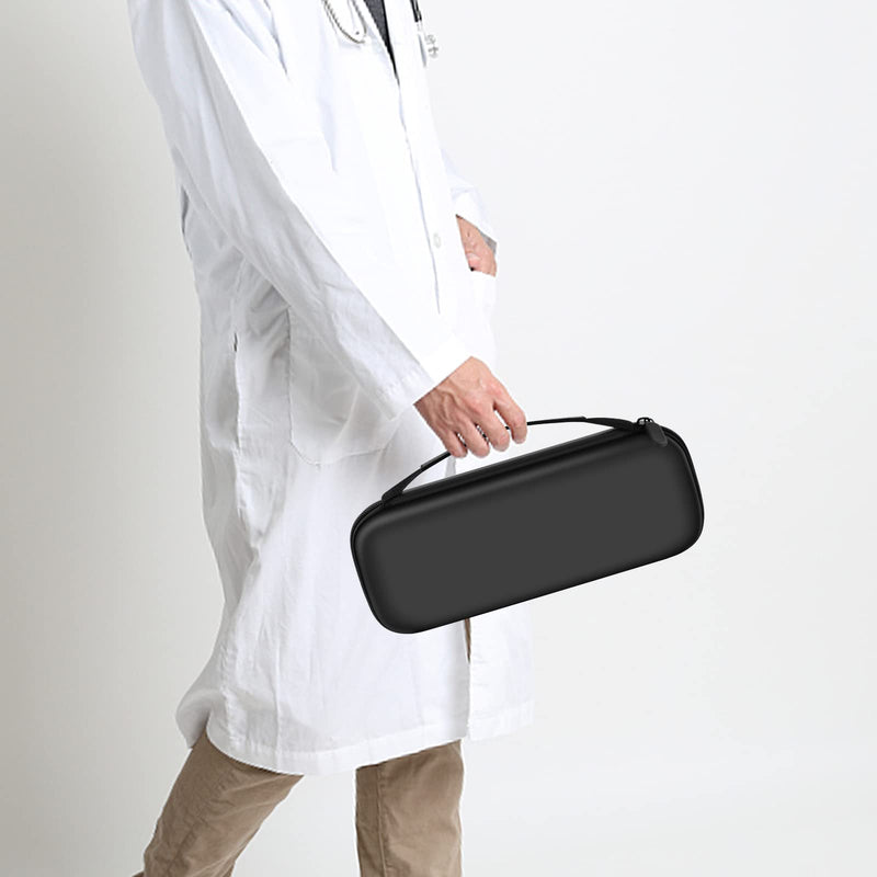 Stethoscope Case Compatible with 3M Littmann Classic III Monitoring/Lightweight II S.E/Cardiology IV Diagnostic/MDF Acoustica Stethoscopes- Black Flower