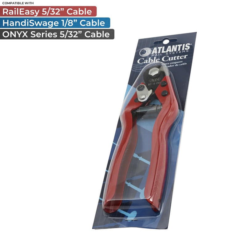 Atlantis RailEasy All-in-One Installation Tools Kit - Includes Drilling Template, Heavy Duty Cable Cutter & Installation Tools Set