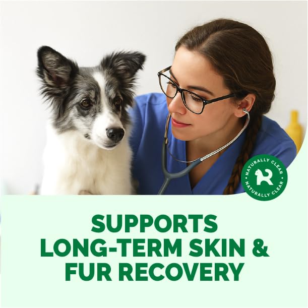 Dog Skin Repair Spray | Fast-Acting No-Touch Spray for Minor Wounds, Scrapes, Abrasions & Sores | Supports Skin & Fur Recovery | Natural Ingredients