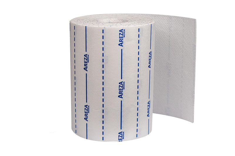 Areza Medical Surgical Tape - Cut with Scissors - Retention Tape - Securing Wound Dressings & Medical Catheters, Tubes, Lines, & Devices - 4" x 11 Yards, One Roll - FSA/HSA Approved 4" x 11 yds. (1 Roll)