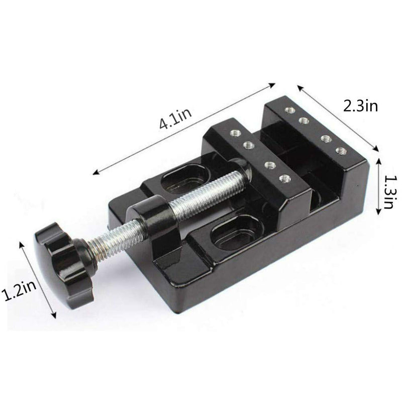 Mini Bench Vice Clamp Mini Flat Clamp Opening Parallel Table Vise for Watch Repairing Sculpture Craft Jewelry DIY Carving Tool