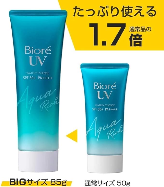 Biore UV Aqua Rich Water Essence, 3.0 oz (85 g) (1.7 Times of Normal Product) Sunscreen SPF 50+/PA++++ - NewNest Australia