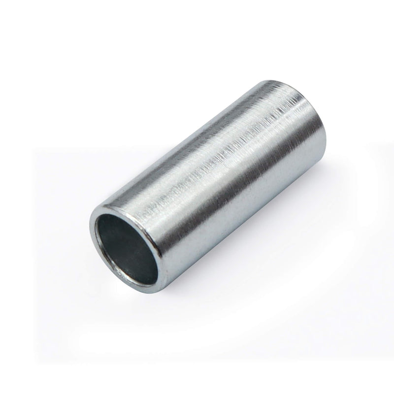 Wulankd 10 Pack 1/2-in I.D. x 5/8-in O.D. x 1-1/2-in Length Seamless Steel Spacer, Silver 1/2-ID x 5/8-OD x 1-1/2