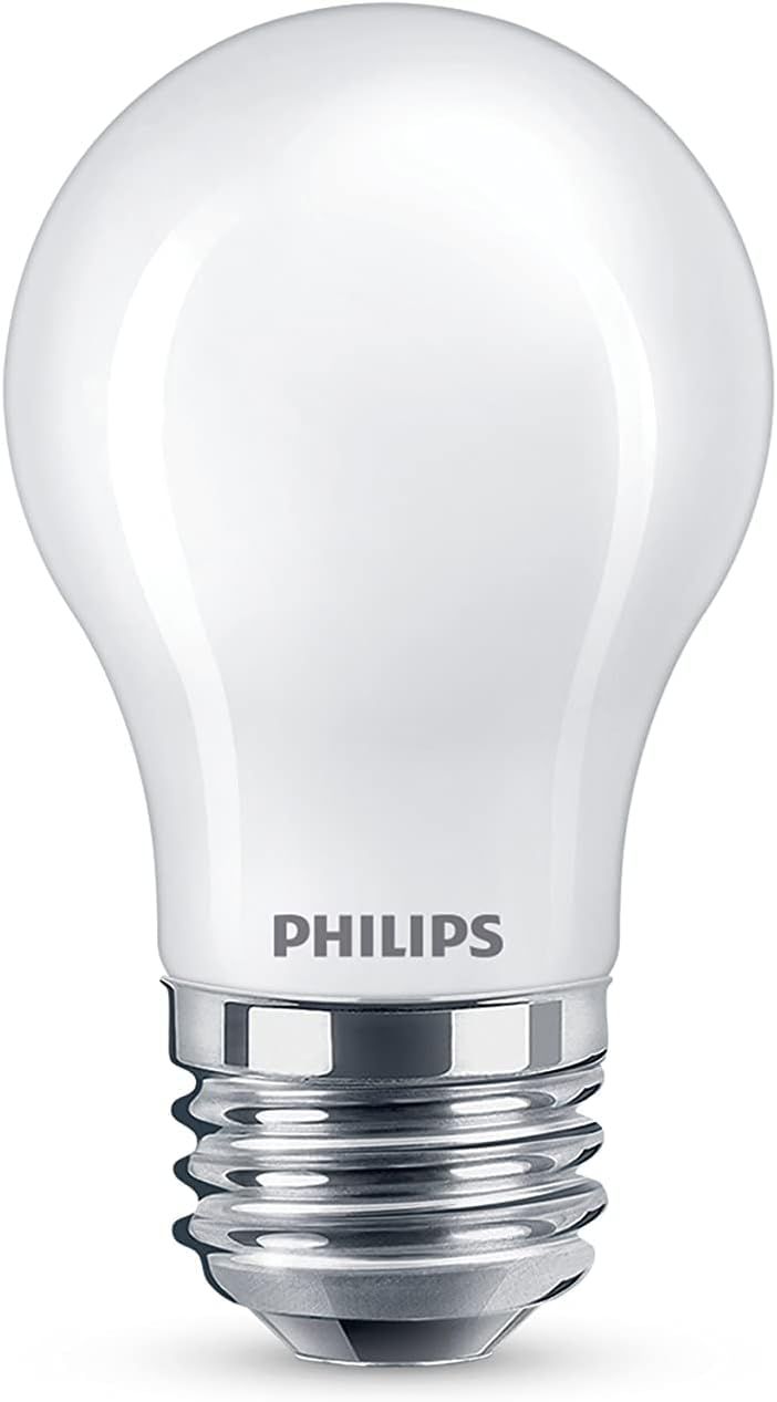 PHILIPS LED 40W A15 8-Pack Ultra Definition Soft White (2700K) 450 Lumen (5W = 40W) Dimmable Frosted Flicker-Free Light Bulbs