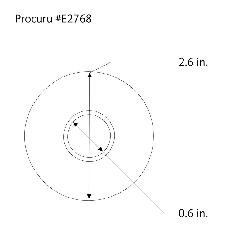 1/2-Inch CTS (5/8" OD) E2768 Split Plastic Lightweight Escutcheon Cover Plate, Chrome, for 1/2" Copper, PEX Pipe (10-Pack) 10 0.5 Inch (1/2")