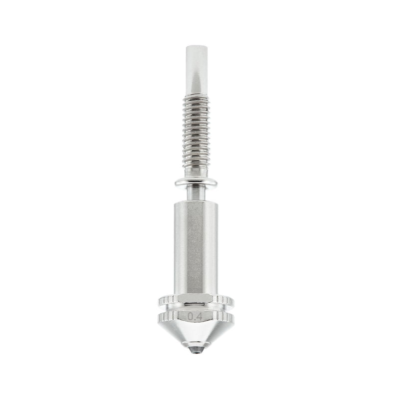 Rapid Change Tungsten Carbide Nozzle 0.4mm for E3D Revo HotEnd, Less Brittle, High Thermal Conductivity Abrasion Resistance for Precision Additive Manufacturing