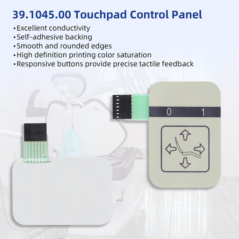 39.1045.00 Touchpad Control Panel for Adec Cascade Chair 1040 & 1021-Replaces 39.1045.00