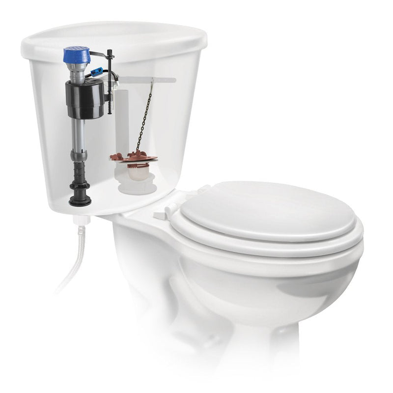 Fluidmaster 400CAR3P5 PerforMAX Adjustable High Performance Toilet Fill Valve and Flapper Repair Kit, For 3-Inch Flush Valve Toilets 1 Count (Pack of 1)
