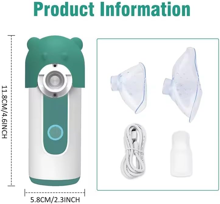 Nebulizer, Portable Nebulizer for Adults and Kids,Handheld Mesh Nebulizer for Breathing Problem, Rechargeable Ultrasonic Nebulizer for Travel Home Use - NewNest Australia