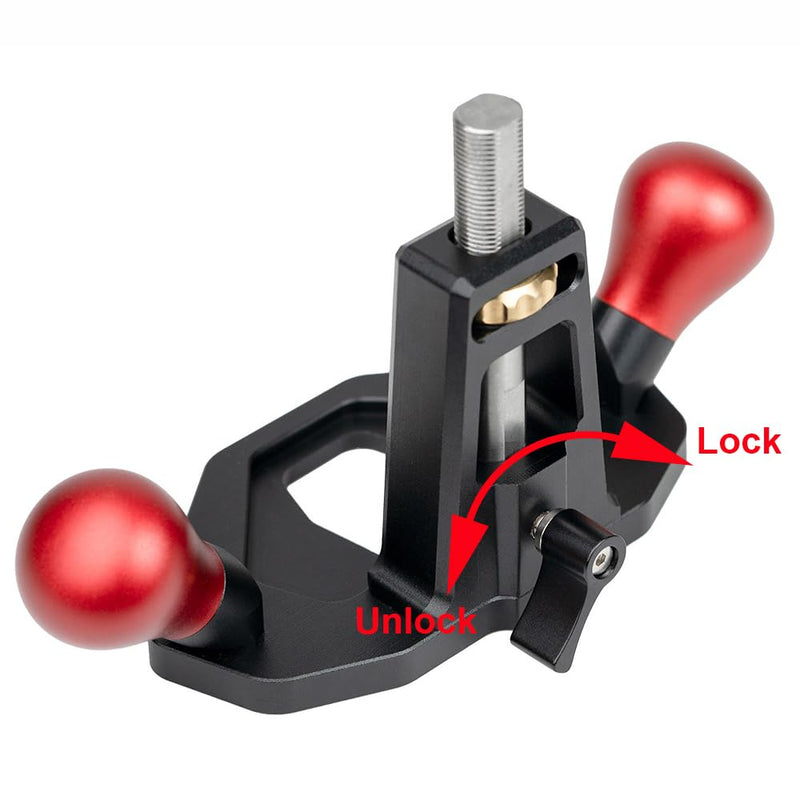 Router Plane Handheld Woodworking Tool Quick Adjust Depth with Depth Stop for Tuning Joinery Cutting Dados Grooves Mortise