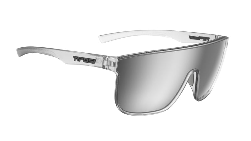 Tifosi Optics Sanctum XL Sunglasses Satin Clear (Silver Mirror)