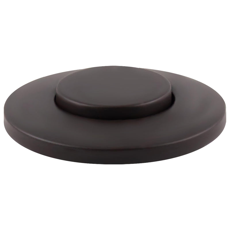Westbrass ASB-12 Sink Top Waste Disposal Air Switch and Single Outlet Control Box, Flush Button, Oil Rubbed Bronze 1 Pack