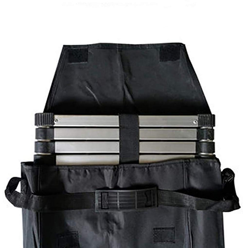 Telescoping Ladders Carry Bag/Multi Purpose Extension Ladders Backpack/Aluminum Telescoping Ladder Storage Bag/Household Engineering Ladder Carrying Case Folding Ladder Back Pocket (12.5FT) 12.5ft