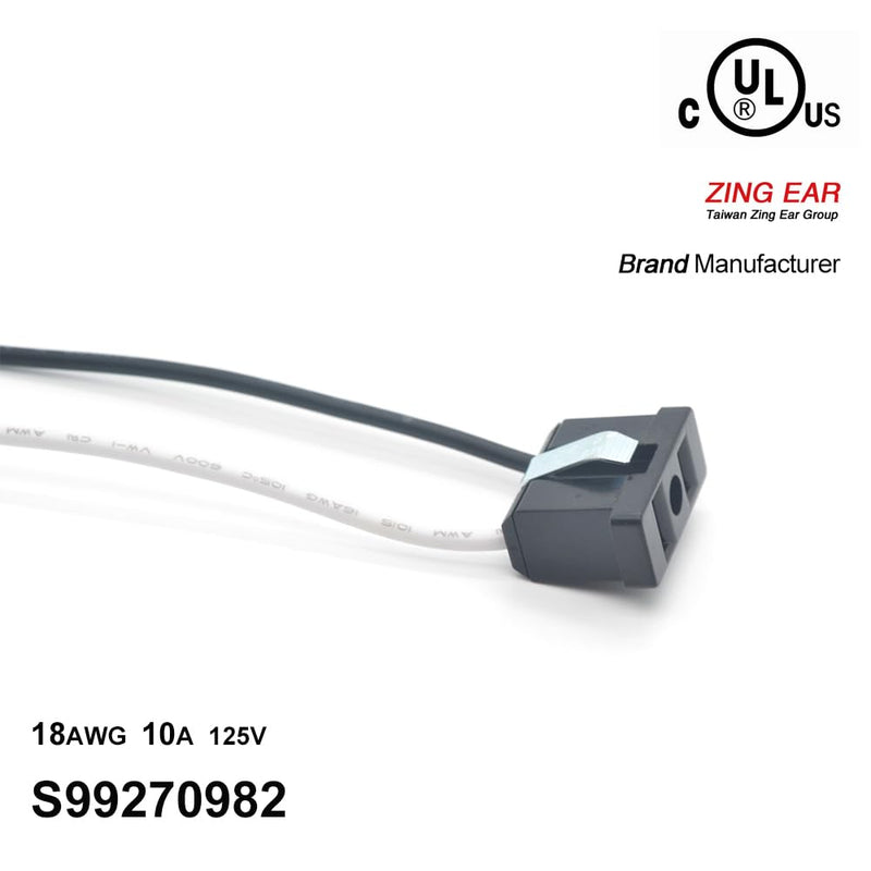 S99270982 Receptacle for Broan Exhaust Fan,10A,125V,18AWG S99270982【10A,18AWG】