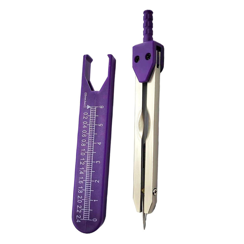 Purple EKG Calipers Measuring Tool, ECG Calipers Measuring Tool,Caliper Divider for Measuring Electrocardiographs Nurse Or Doctor Electrocardiogram Measuring Tool for Nursing,Calipers,Digital Calipers