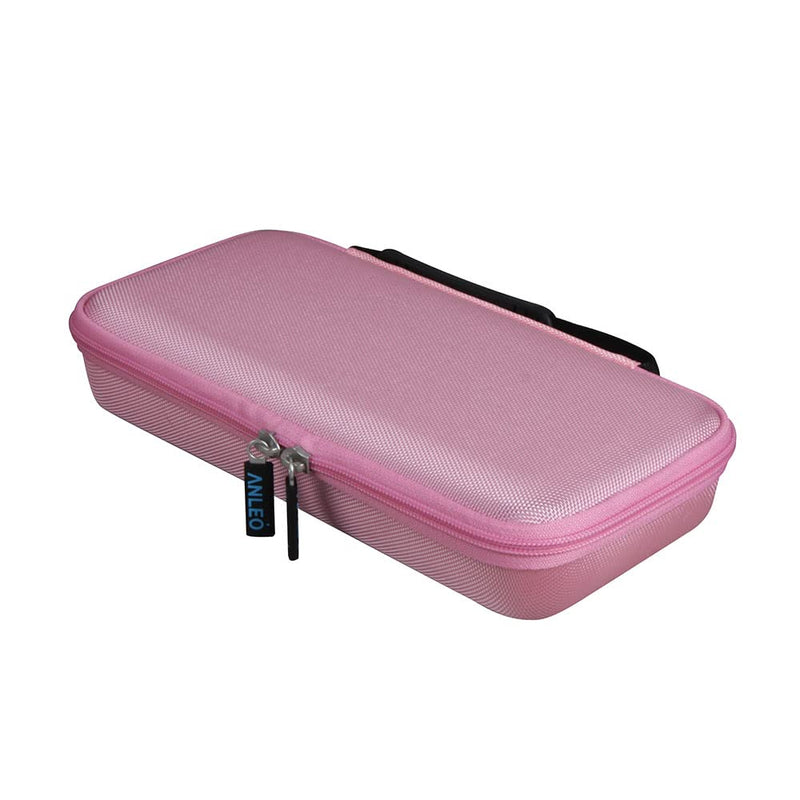 Anleo Hard Travel Case for 3M Littmann Classic III Monitoring, Lightweight II S.E, MDF Acoustica Deluxe Stethoscope (Only Case) (Pink) Pink