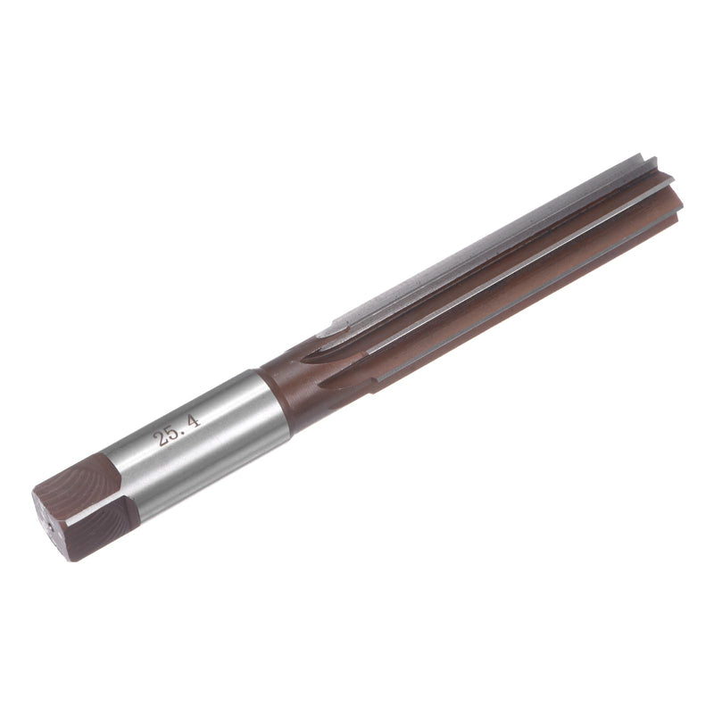 uxcell 1" Hand Reamer H8 Accuracy Alloy Tool Steel 8 Flutes Straight Shank Milling Cutter Tool 1"