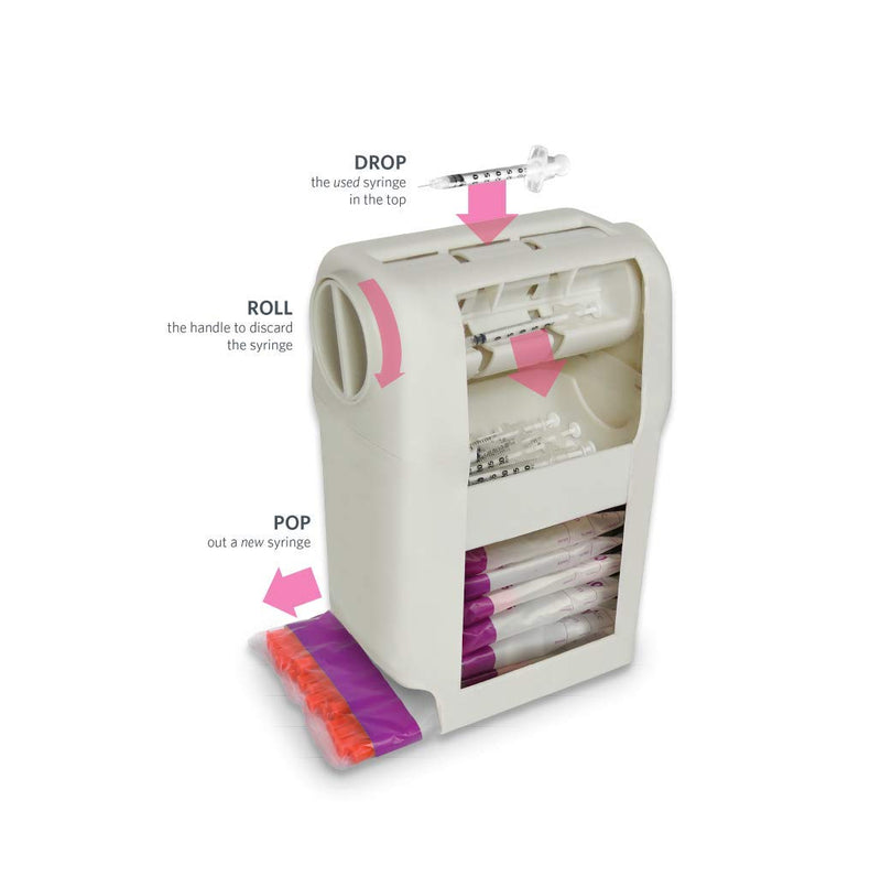 UltiCare VetRx U-40 UltiGuard Safe Pack Pet Insulin Syringes 3/10cc, 29G x 1/2", 100ct