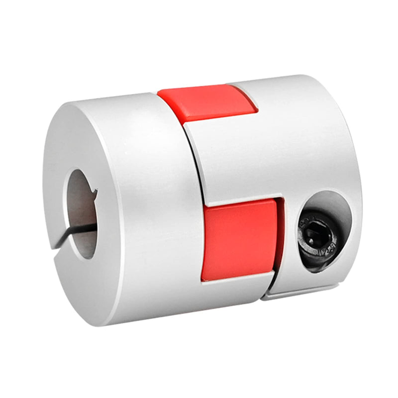 D30 * L35 Flexible Shaft Coupling, 10mm to 12mm Bore, Aluminum Plum Connector Flexible Coupler for 3D Printers, CNC Machines, and Servo/Stepper Motors Bore 10mm to 12mm 1