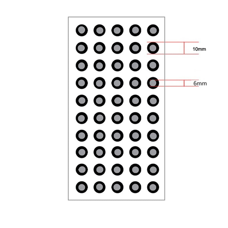 6.0 mm 3D Scanning Marker for 3D Scanner, 3D Tracking Dot Reference Point Markers for 3D scanning, Diffuse Reflection Markers for 3D Scanner (600) 600