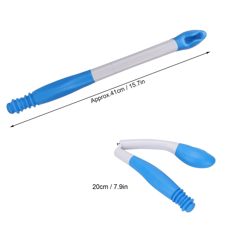 Toilet Aids for Wiping, Folding Toilet Aid Wiper Comfort Toilet Paper Tissue Grip Wipe Butt Wiper Self Assist Bathroom Aid with Storage Bag for Limited Mobility Elderly