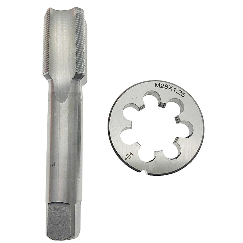 M28 X 1.25 Tap and Die Set RH Right Hand M28x1.25 Threading Tool Thread | Straight Fluted Machine