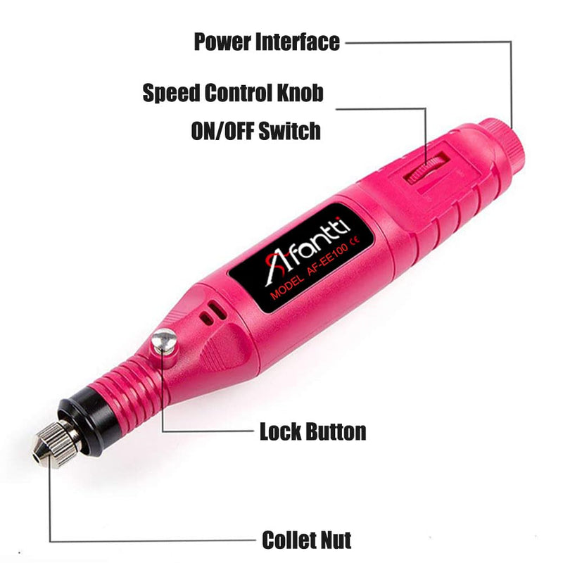 Corded Electric Engraver Pen Engraving Etching Tool Etcher Kit with | Stencil & Tungsten Carbide Tip | for Metal Glass jewelry Leather Wood Ceramic Plastic