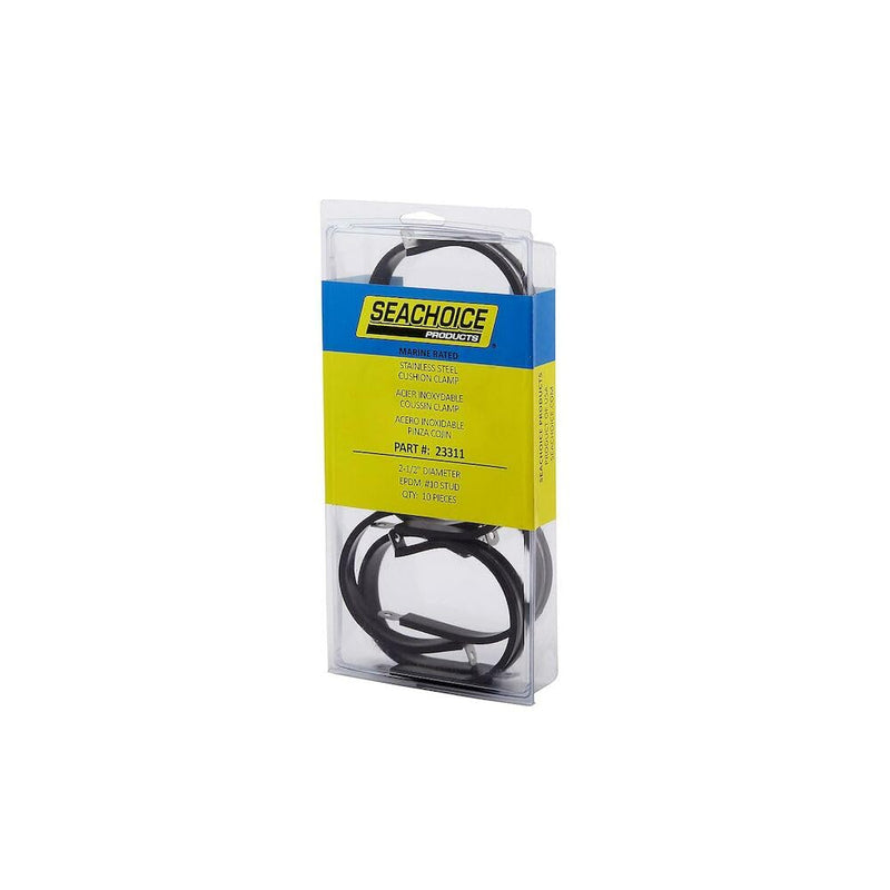 Seachoice Stainless Steel Cushion Cable Clamp, 2-1/2 in. 2-1/2"