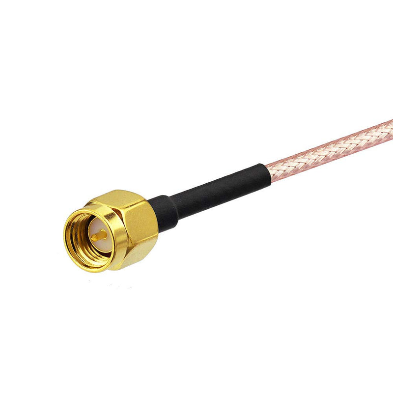 BINGFU SMA Female Bulkhead Mount to SMA Male RG316 Antenna Extension Cable 6 inch 15cm 2-Pack Compatible with 4G LTE Router Gateway Cellular SDR USB Dongle Receiver 6 inch / 15cm