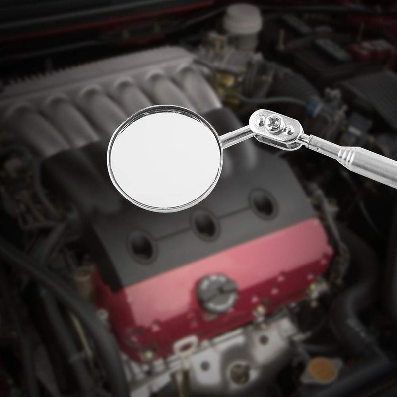Telescopic Inspection Mirror, Machine Tool Inspection Mirrors 360 Rotation for Mechanics Cars(50×600mm Grip Cover) 50*600mm Grip Cover