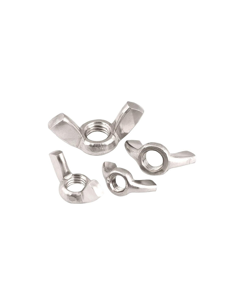 M6 Wing Nuts - IMScrews 304 Stainless Steel Wing Nuts - Durable Hardware for Home Maintenance and Professional Engineering Pack of 10 M6