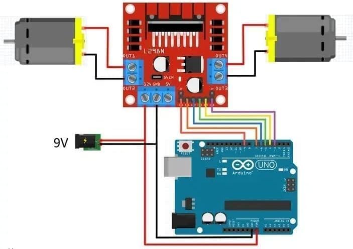WWZMDiB 2 Pcs L298N Motor Driver Controller Board DC Dual H Bridge Module for Arduino Raspberry Pi Stepper Motor (2)