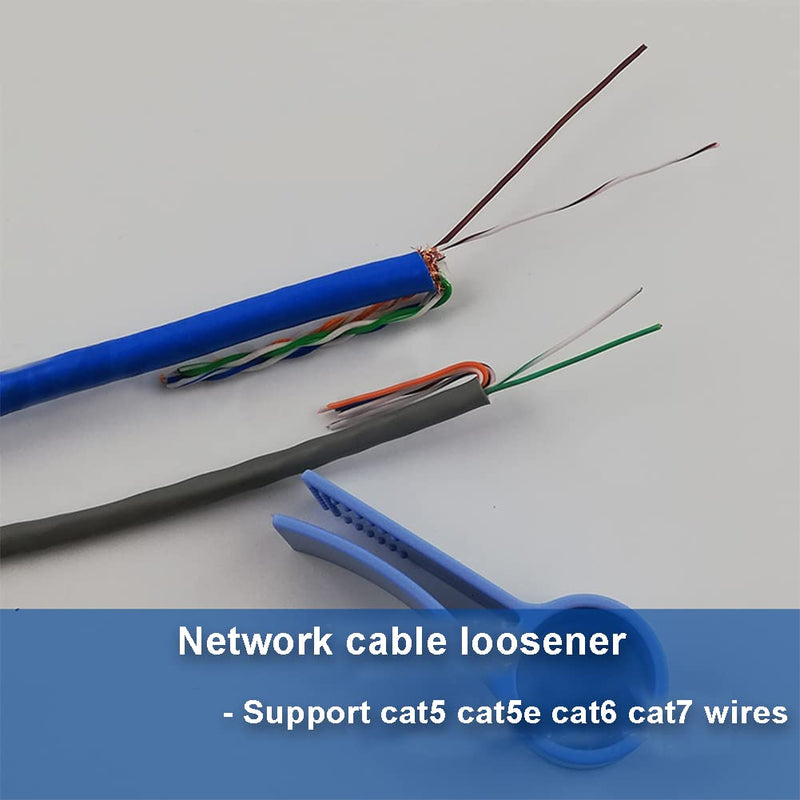 Network Cable Untwist Tool, Engineer Wire Straightener for CAT5/CAT5e/CAT6/CAT7 Wires Pair Separator Tools Quickly & Easily Untwists (3) 3