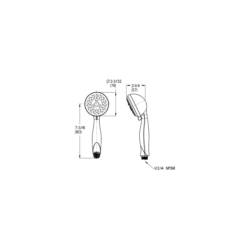 Pfister LG16-190U Pfirst Series Handheld Shower 1.8 gpm Rustic Bronze