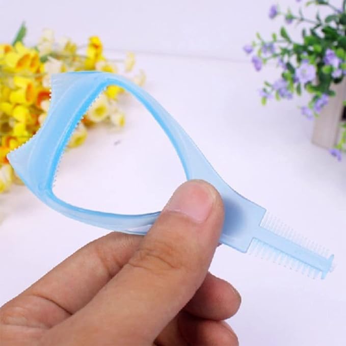 Itisyou Mascara Guard Eyelash Comb Mascara Comb Mascara Guard 3 in 1 Eyelash Assist Eyelash Applicator 2 Pack - NewNest Australia