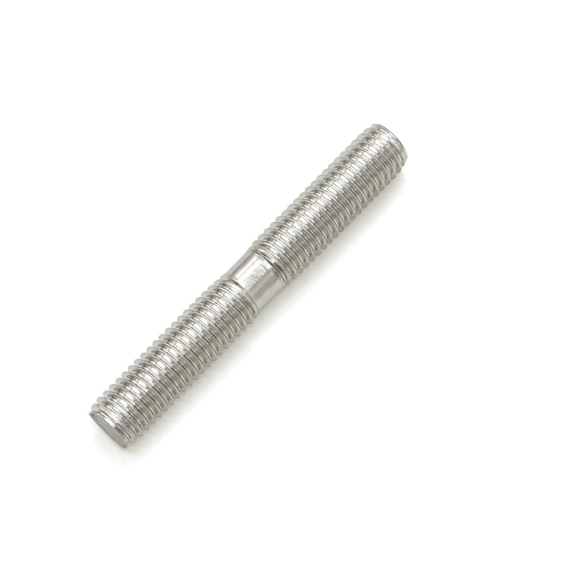 10 Pieces M10 304 Stainless Steel Double End Threaded Studs Screws Bolts (M10x80mm) M10x80mm